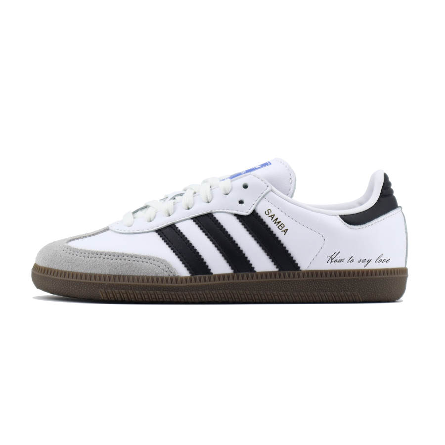 Adidas Originals SAMBA OG Low top Skateboard Shoes Unisex Black White