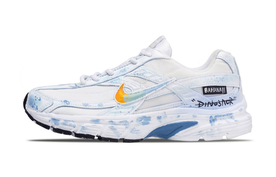 Nike Nike Initiator Cushioning Breathable Low top Casual City Commuting Running Shoes Women's Blue