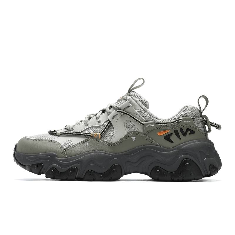 FILA FLUID 5 Low top Running Shoes Men's Gray Green