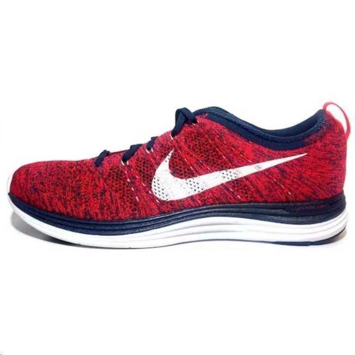 Nike Nike Flyknit Lunar1+ Bright Crimson Squadron Blue