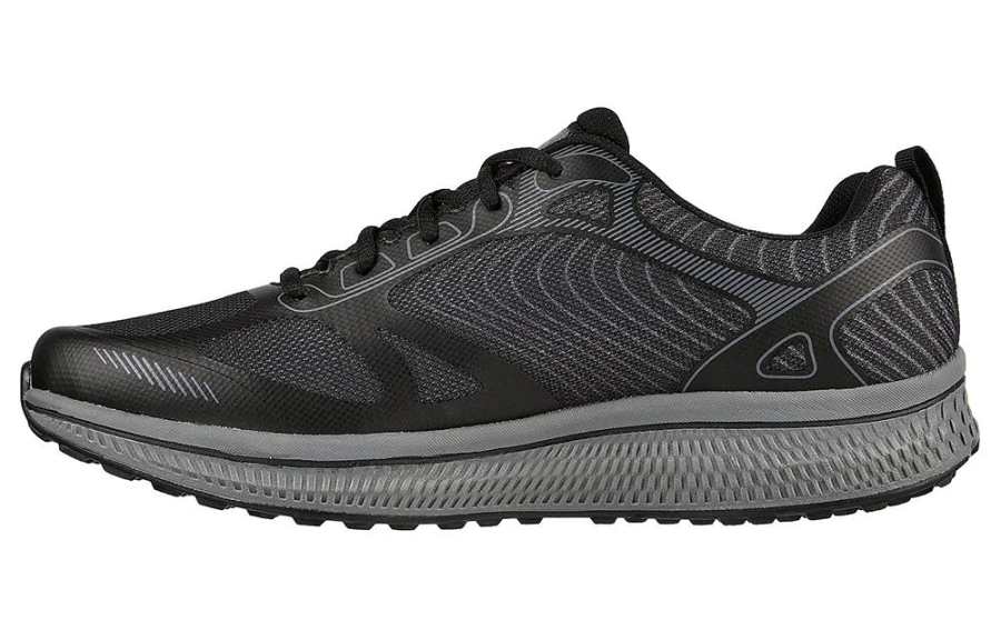 Skechers Go Run Consistent Low top Casual Running Shoes Men's Black Gray