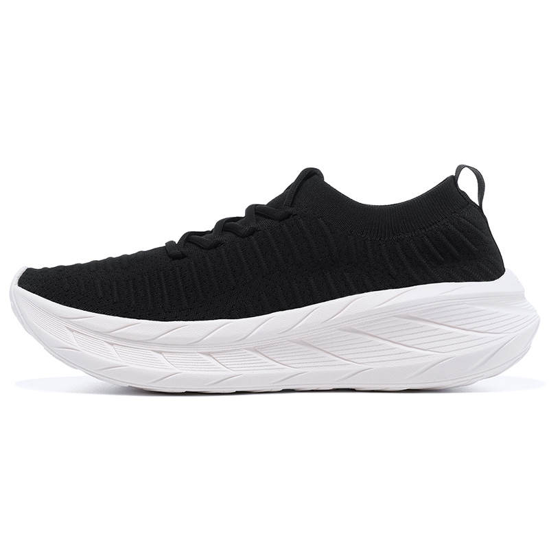 BMAI Wanderer Cushioning Breathable Coverage Low top Casual City Commuting Running Shoes Women's Knight Black