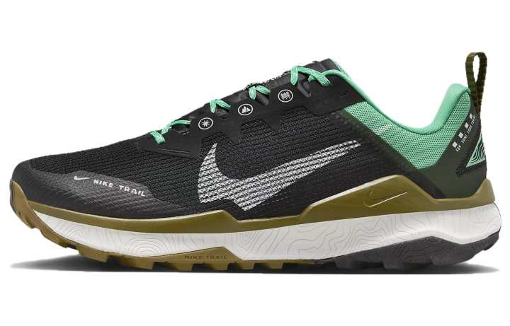 Nike Nike Wildhorse 8 Black Spring Green Olive Flak White