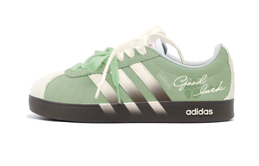Adidas Adidas VL COURT 2.0 Lucky Four Leaf Clover Low top Skateboard Shoes Unisex Green