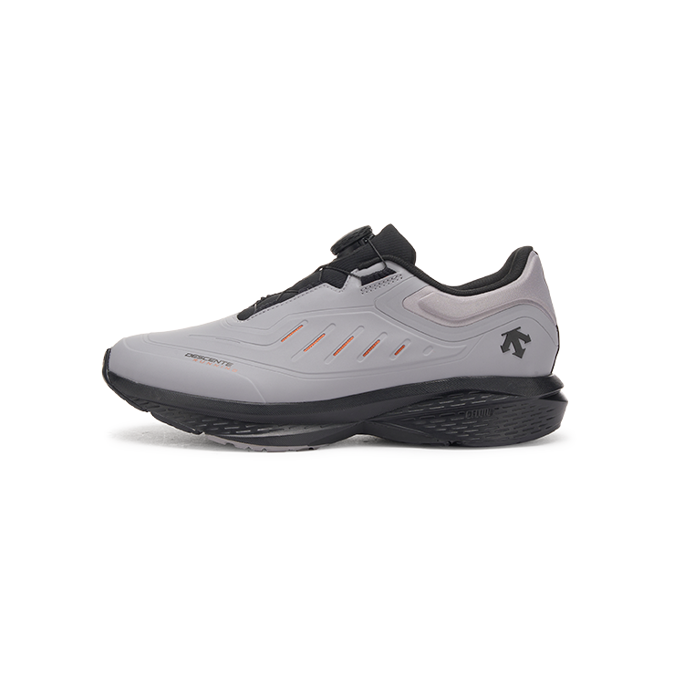 DESCENTE DESCENTE DFLUID TPU Waterproof Support Rebound Running Shoes Unisex Gray