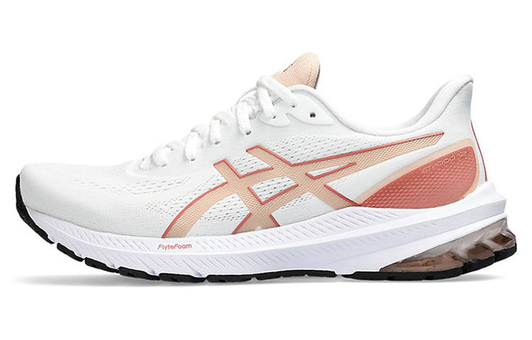 Asics GT 1000 12 Fabric Low top Running Shoes Women's White