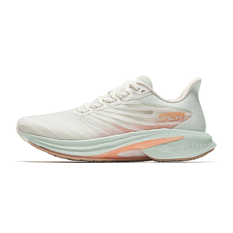 ANTA Anta Mach 4 Comfortable Fabric Cushioning Rebound Low top Rubber, TPU/Nitrogen Technology Training Racing Running Shoes