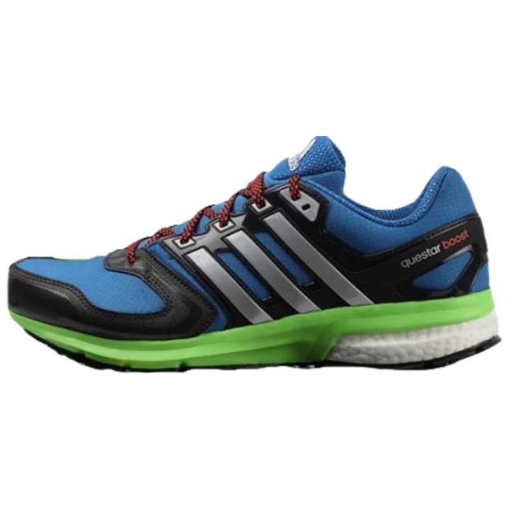 Adidas Adidas Questar Slip Resistant Abrasion Resistant Low top Running Shoes Men's Blue