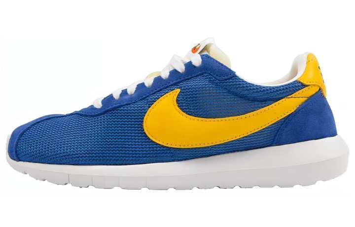 Nike Nike Roshe LD Comfortable Cushioning Low top Running Shoes Men's Blue Yellow