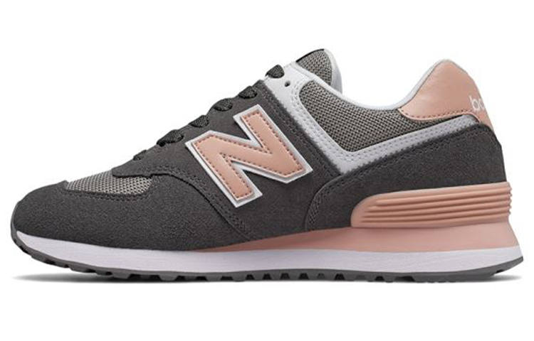 New Balance New Balance NB 574 Comfortable Suede, Textile, Synthetic Leather Low top Running Shoes Women's Magnet Gray