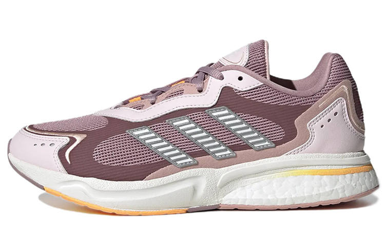 Adidas Adidas SN1997 Comfortable Fabric Slip Resistant Abrasion Resistant Low top Running Shoes Women's Fuchsia
