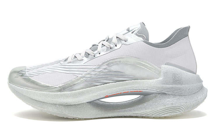 Li-Ning LiNing Jueying Non-slip Wear-resistant Shock Absorption Low-Top Running Shoes Silver Phantom Titanium Air