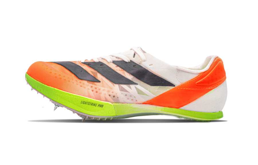 Adidas Adidas Adizero Prime Slip Resistant Low top Sprint Running Shoes Unisex Orange