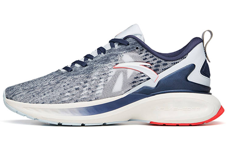 Anta Tron 1.0 Slip Resistant Abrasion Resistant Low top Running Shoes Men's Blue