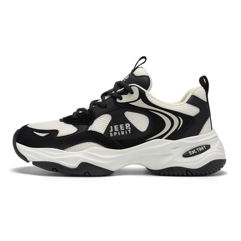 JEEP SPIRIT Leisure Collection Abrasion Resistant Breathable Lightweight Rebound Low top Casual Shoes Men's