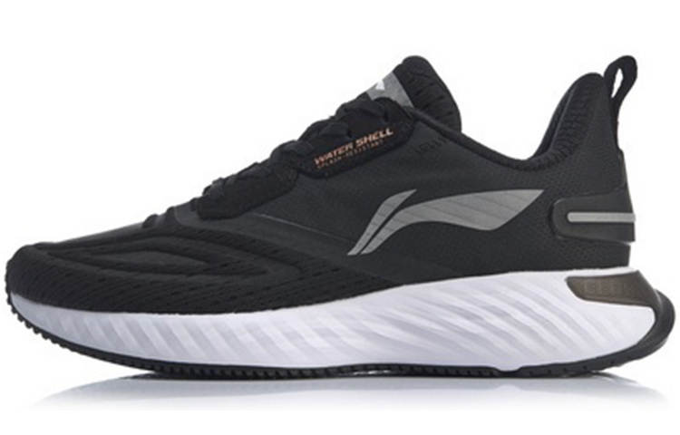 Li-Ning Li Ning Cloud 5 V Shield Versatile Cushioning Breathable Low top Running Shoes Women's Black White