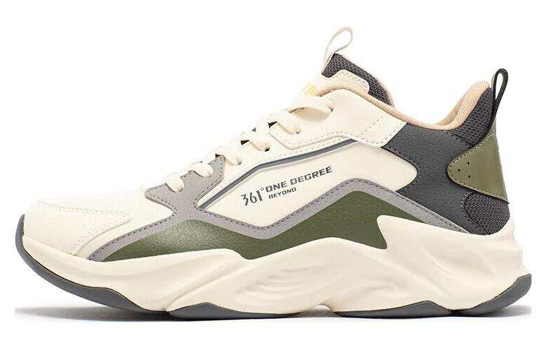 361° Fleece lined Cushioning, Wear Resistant Low top Running Shoes Men's Beige Gray