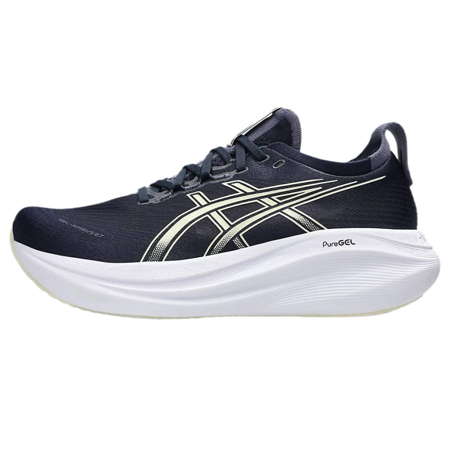ASICS GEL NIMBUS 27 Fabric Low top Casual Training Racing Running Shoes Men's Blue