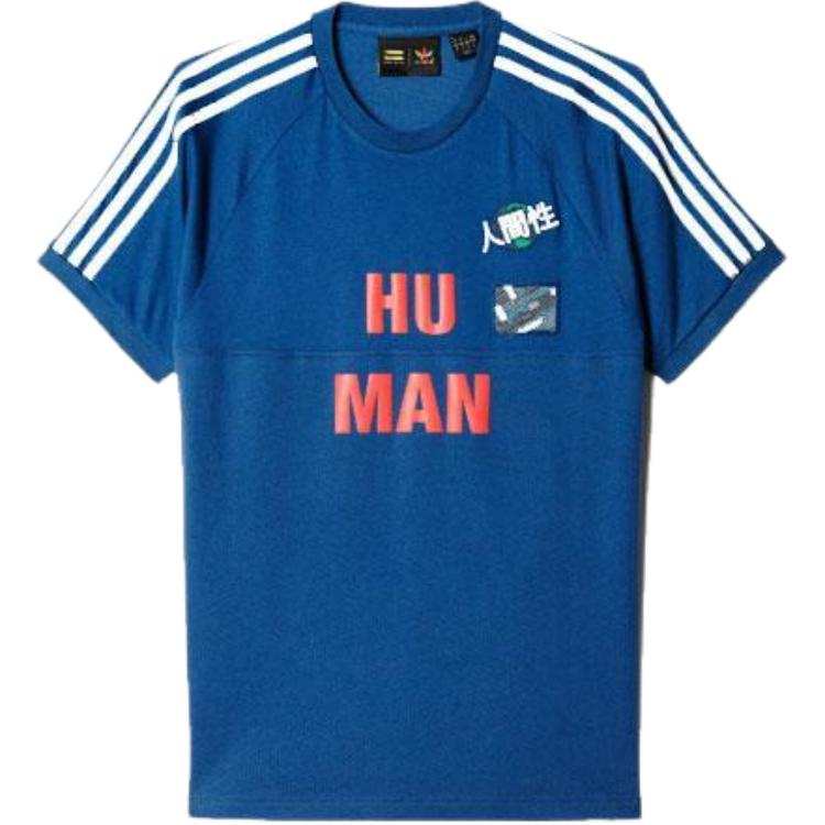 Adidas Originals T Shirts Men's Blue Crew Neck