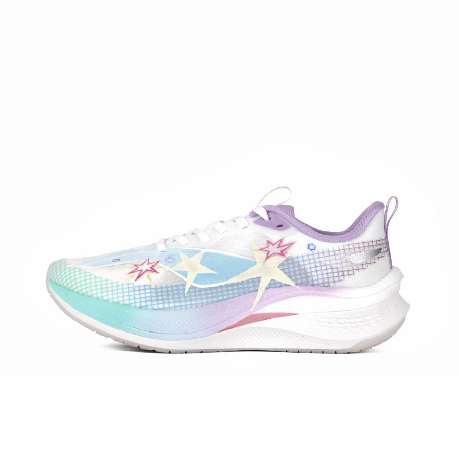 Li-Ning Li Ning Red Hare 7 Pro Cushioning Slip Resistant Low top Casual Running Shoes Unisex White Blue