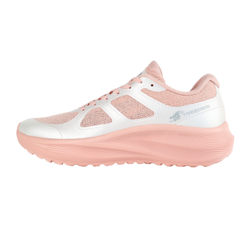 TREEPERI TREEPERI Running Shoes Women's Low Top Pink, Ecru