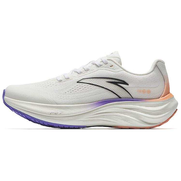 Anta Travel Step 1.5 Cushioning Abrasion Resistant Rebound Low top Running Shoes Women's Papyrus White
