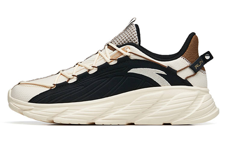 Anta Running Collection Low top Running Shoes Men's White Black Brown