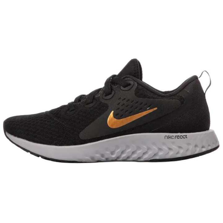 Nike Nike Slip Resistant Abrasion Resistant Low top Casual Running Shoes Women's Black