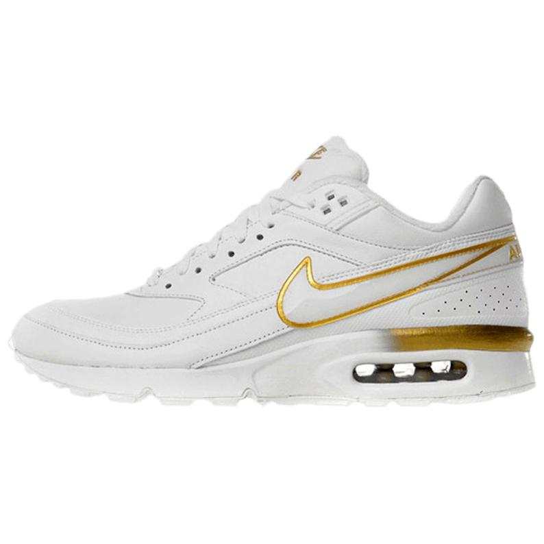 Nike Nike Air Classic BW Cushioning Slip Resistant Low top Running Shoes Unisex White