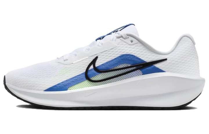 Nike Nike Downshifter 13 White Star Blue Green Strike Black