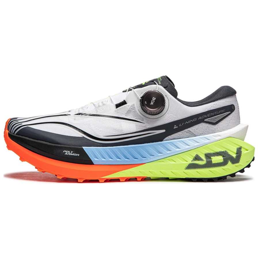 Li-Ning Li Ning De Lucas PRO Cushioning, Wear Resistant Low top Running Shoes Unisex White Black Blue
