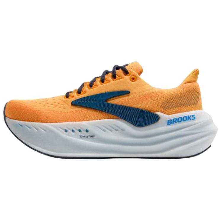 Brooks Glycerin Ma Soft And Comfortable Support Running Shoes Men's Orange White
