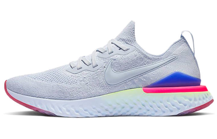 Nike Nike Epic React Flyknit 2 Hydrogen Blue Sapphire Hyper Pink Women's
