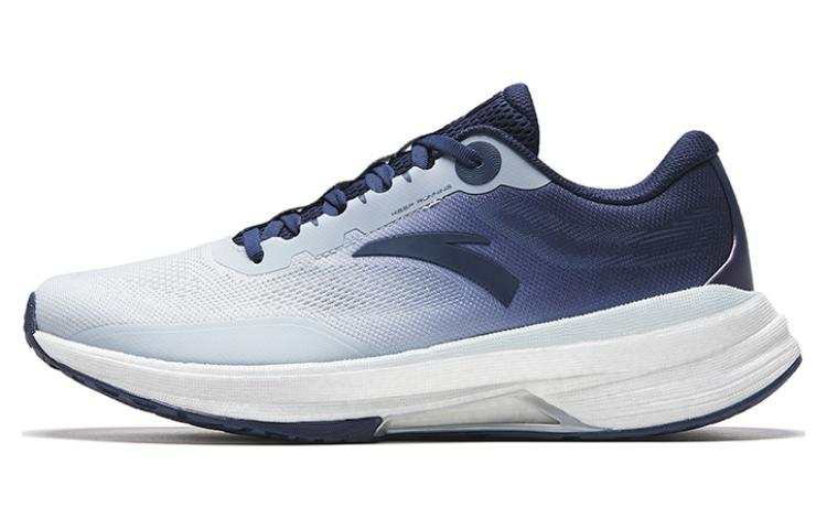 Anta Comfortable Mesh Slip Resistant Abrasion Resistant Low top Running Shoes Men's White Gray