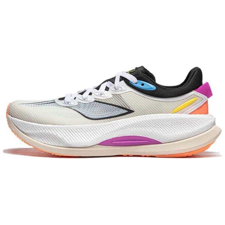 Li-Ning Li Ning Yueying 4 PRO Stable Fabric Low top Running Shoes Men's White Purple Orange