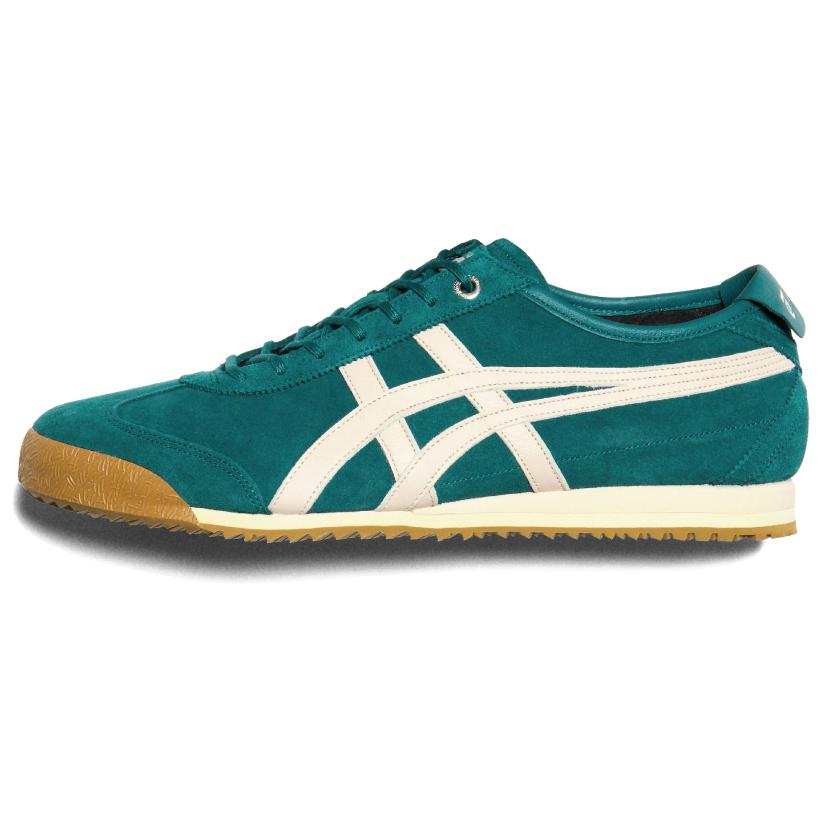 Onitsuka Tiger MEXICO 66 Slip Resistant Abrasion Resistant Low top Casual Shoes Unisex Dark Green