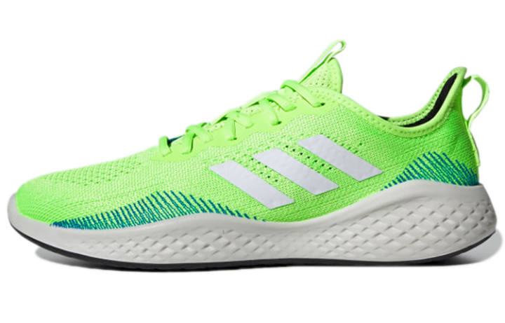 Adidas Adidas Fluidflow 1.0 Comfortable Slip Resistant And Breathable Low top Running Shoes Men's Neon Green