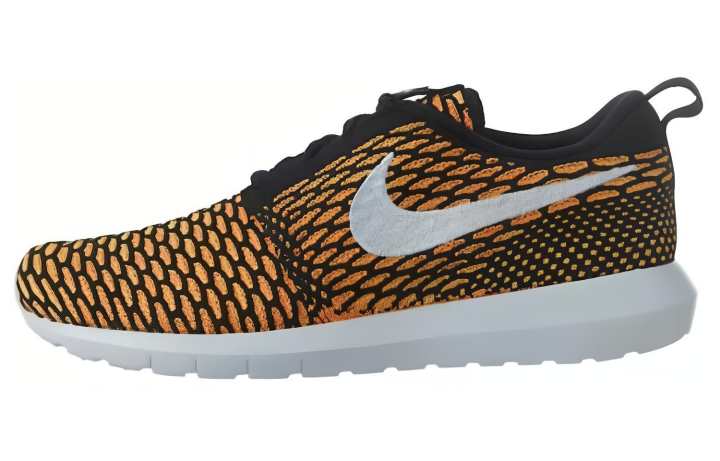 Nike Nike Roshe Nm Flyknit Black/White Total Orange Volt
