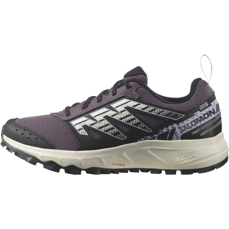 SALOMON Wander Low top Running Shoes Women's Purple Black
