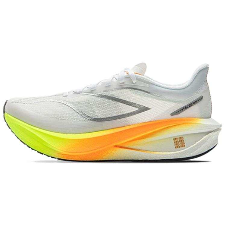 Li-Ning Li Ning Feidian 5 Challenger Low top Carbon Plate Casual Marathon Racing Running Shoes Women's Standard White