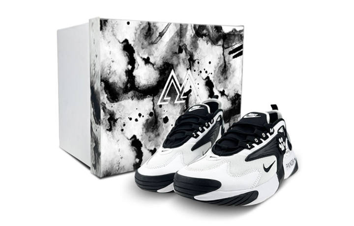 Nike Nike Zoom 2K Synthetic Leather, Artificial Leather Cushioning Slip Resistant Abrasion Resistant Breathable Low top
