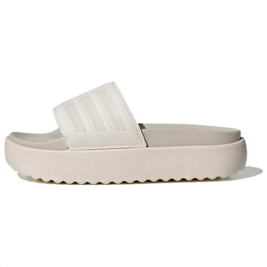 Adidas Adidas Adilette Platform Slip Resistant Slip Resistant Slide Slippers Women's Gray