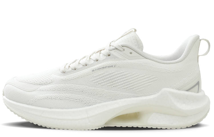 SAIQI Low top Supercritical Running Shoes Men's Pearl White