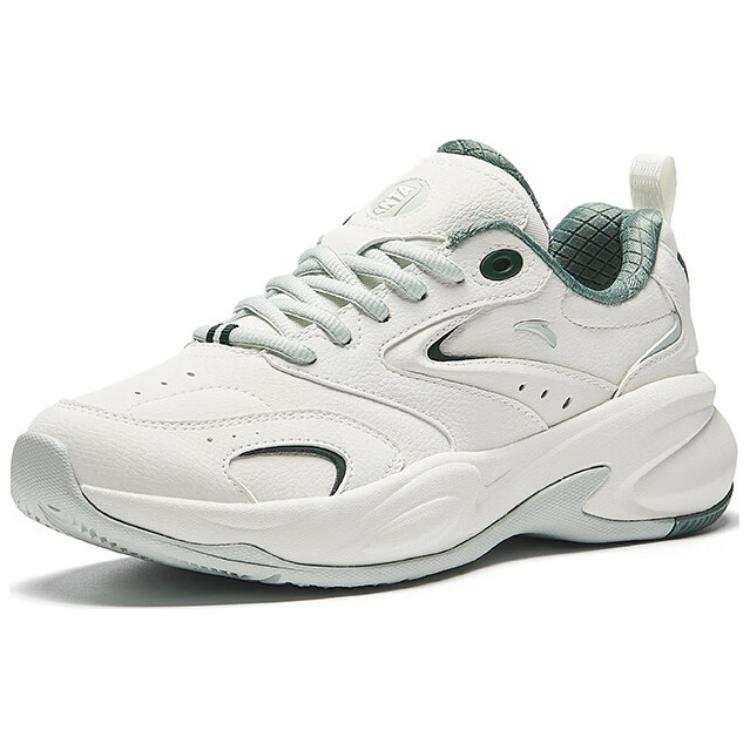 Anta ACE Synthetic Leather Slip Resistant, Abrasion Resistant, Breathable Low top Chunky Sneakers Women's