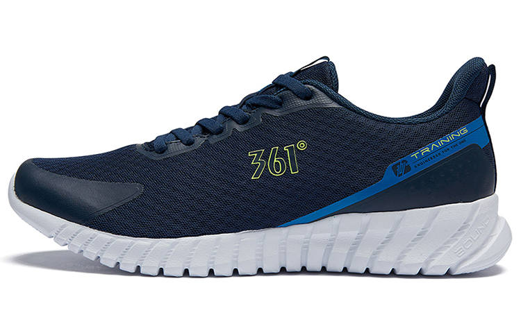 361° Trendy Cushioning Breathable Lightweight Low top Running Shoes Men's Ink Blue