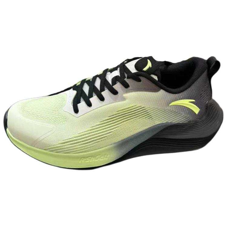 Anta Stinger Pro Cushioning Abrasion Resistant Breathable Low top Casual Running Shoes Men's Neon Green