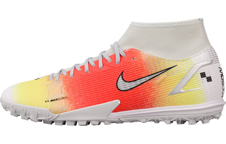 Nike Nike Mercurial Superfly 8 Academy Mds Tf Turf 'Orange Yellow Silver'