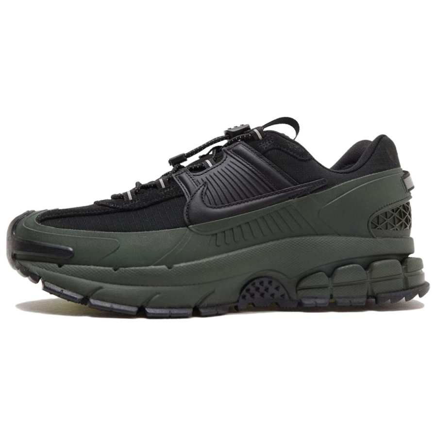 Nike Nike ZOOM VOMERO ROAM Synthetic Leather, Leather Casual Running Shoes Men's Black Green