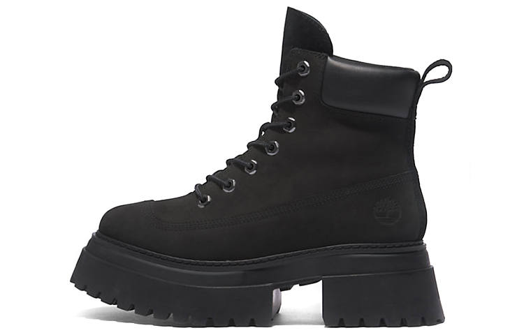 Timberland Sky 6 Inch Lace Up Boots 'Black Nubuck' Women's