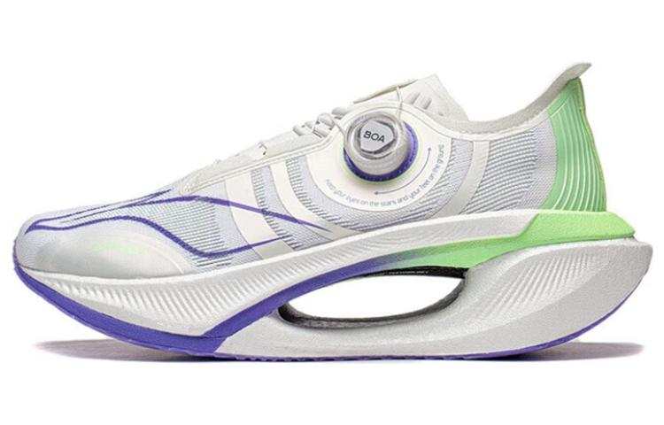 Li-Ning Li Ning Shadow 2.0 Slip Resistant Low top GCU A GRIP PRO Running Shoes Unisex White Cyan Purple